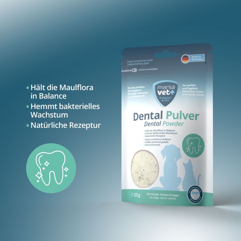 Marsavet Dental Zahnpulver – Natürliche Zahnpflege 125 g