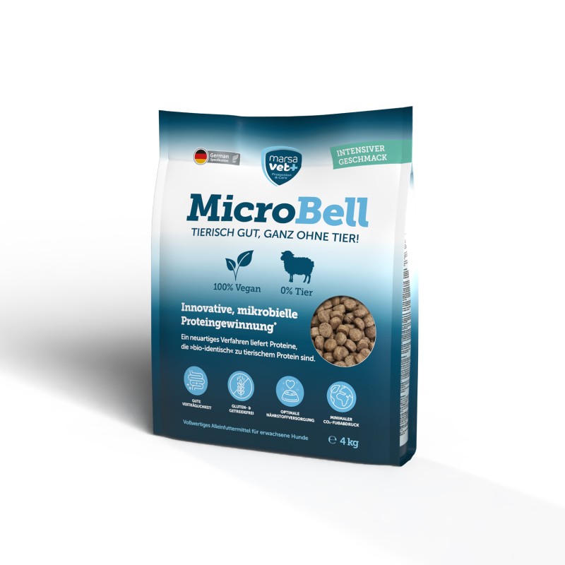Marsavet MicroBell – Aliments pour chiens végan 4 kg