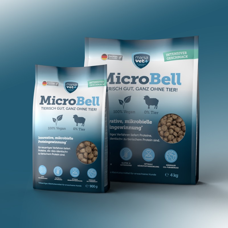Marsavet MicroBell – Aliment pour Chien Végétalien 900 g – product close-up