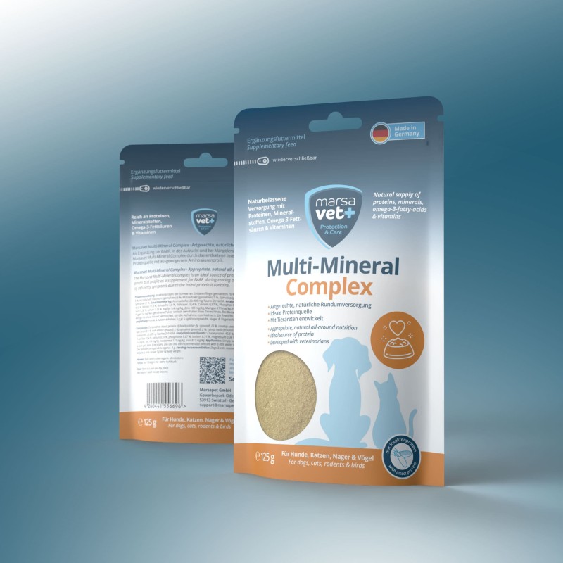 Marsavet Multi-Mineral Pulver – Hunde, Katzen 125 g – product close-up