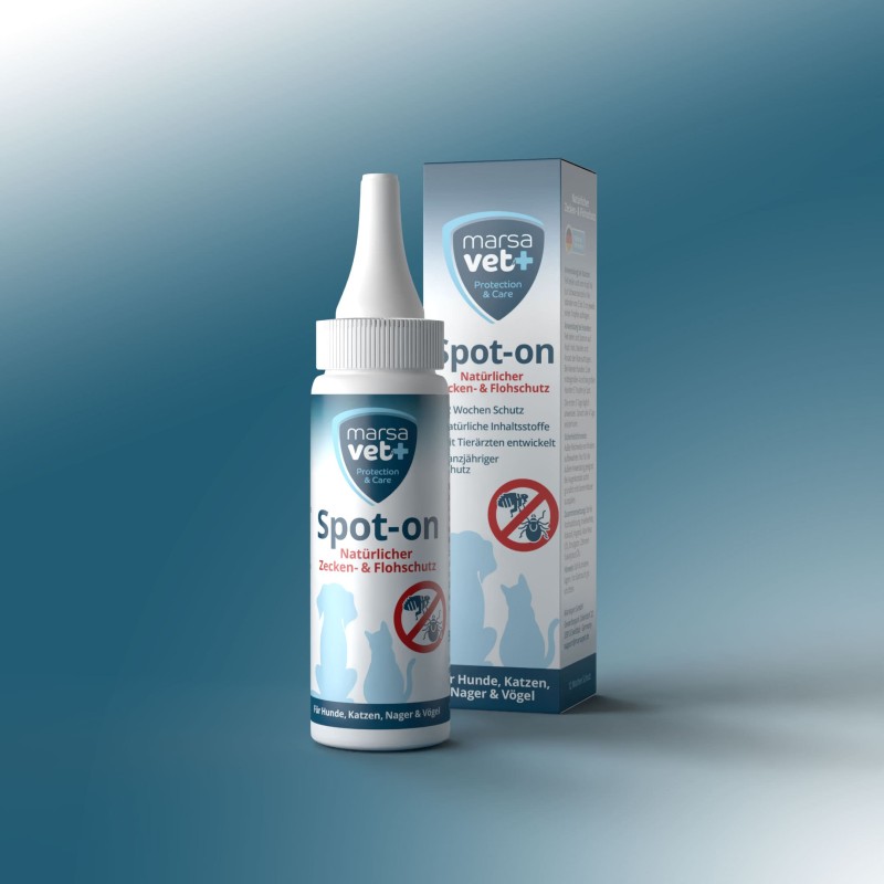 Marsavet Spot-on – Zecken- & Flohschutz 50 ml – product close-up