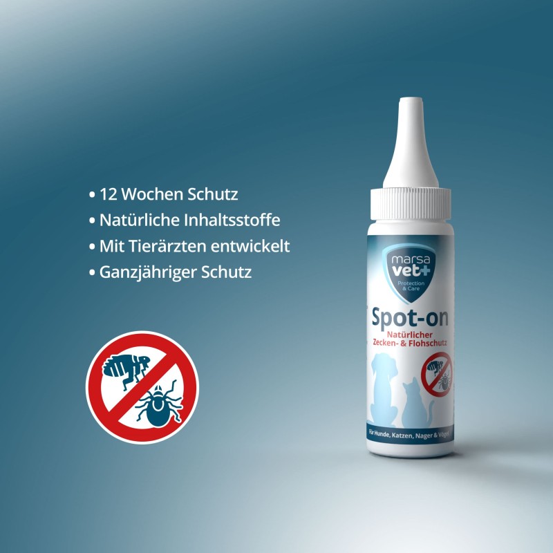 Marsavet Spot-on – Zecken- & Flohschutz 50 ml