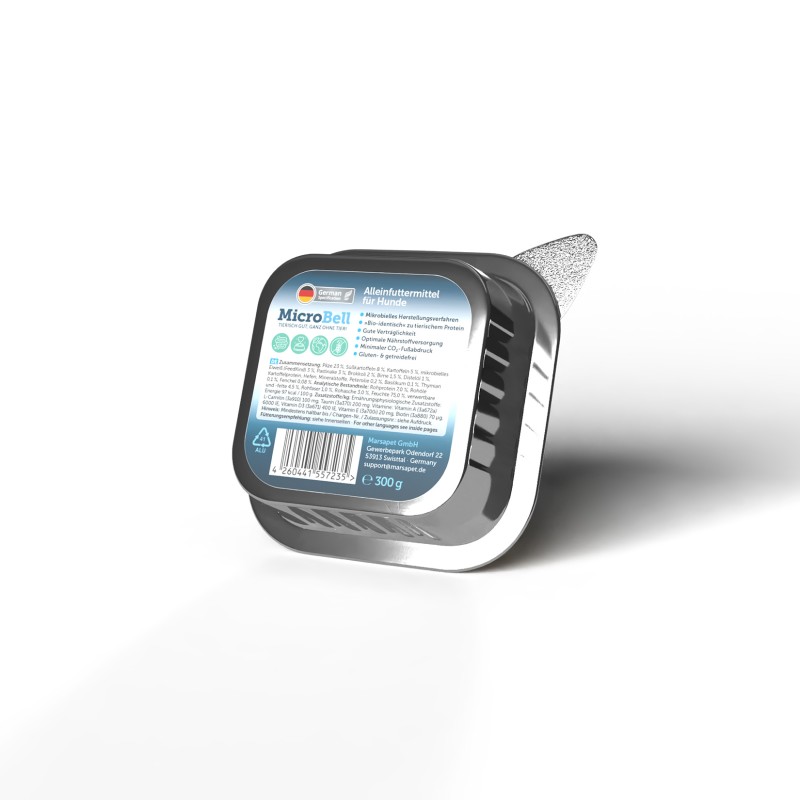 MicroBell Cibo umido 300 g – back view
