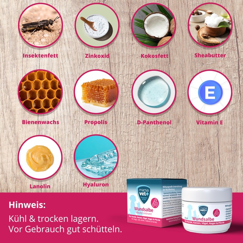 Marsavet wondzalf – wondgenezing huisdieren 30 ml – ointment